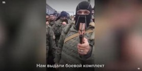 VIDEO // 500 de soldați ruși mobilizați de Putin protestează la granița cu Ucraina